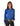 Cowgirl Tuff Women's Pullover Button Up Blue Metallic