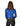 Cowgirl Tuff Women's Pullover Button Up Blue Metallic