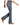 WOMENS ROCK & ROLL MID RISE EXTRA STRETCH AQUA AZTEC BOOTCUT JEANS