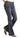 WOMENS ROCK & ROLL -MID RISE EXTRA STRETCH CONTRAST SIDE SEAM TROUSERS