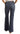 WOMENS ROCK & ROLL -MID RISE EXTRA STRETCH CONTRAST SIDE SEAM TROUSERS