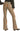 WOMENS ROCK & ROLL -HIGH RISE STRETCH BROWN STRIPED PULL-ON JEANS