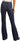 WOMENS ROCK & ROLL -HIGH RISE EXTRA STRETCH BUTTON FLY TROUSER JEANS