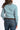 Cinch Womens Tencel Button Down Teal & White Stripe