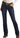MID RISE EXTRA STRETCH BOOTCUT RIDING JEANS #W7-4166