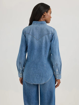 Wrangler Retro Wrangler Classic Denim Snap Button Up
