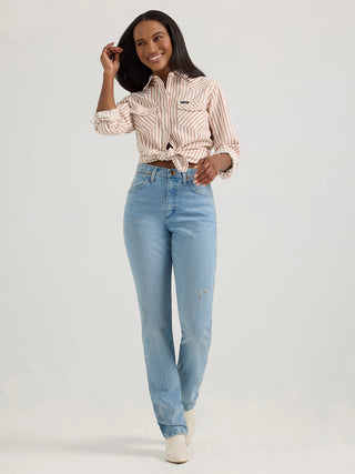 Wrangler Women's Retro Wrangler Horse Western Snap Shirt