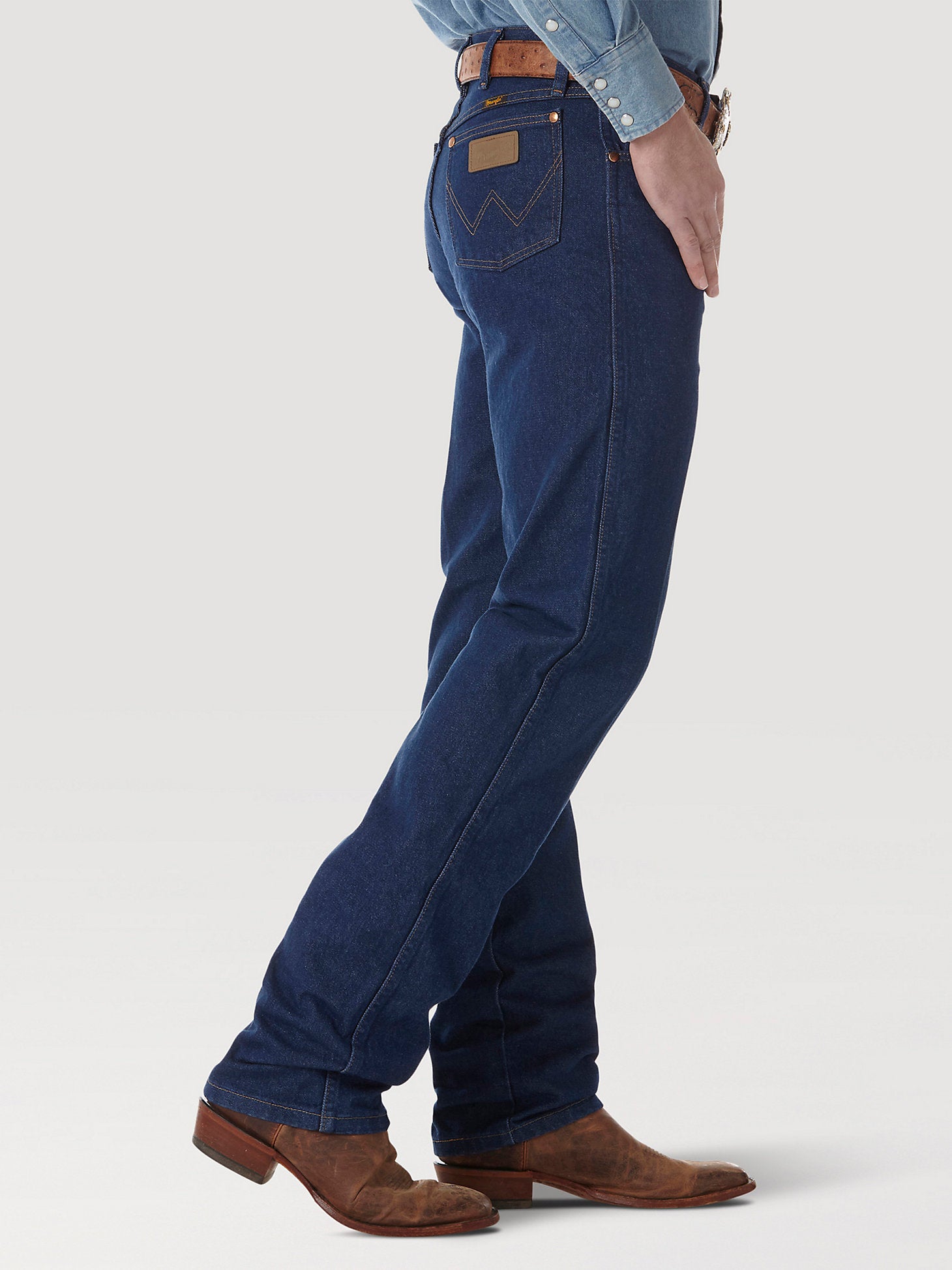 Men Ranch Jeans Wrangler Men's Cowboy Cut Original Fit Jean - 13 MWZ – Crossfire Ranch ...