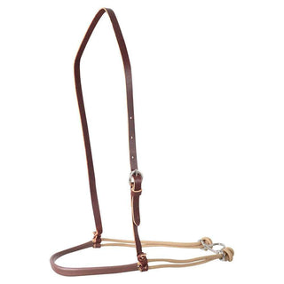 Martin Double Rope Noseband Shrink Tube - Brown