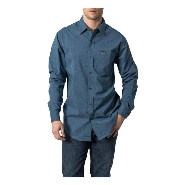 linville long sleeve dress shirt product info and reviews Kimes Men's Linville Long Sleeve – Crossfire Ranch Supply