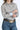 Cinch Women's Tencel Arena Fit Button Down - Light Blue/Peach