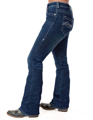 Cowgirl Tuff Womens DFMI Flannel Winter Jeans