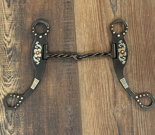 TM Bits & Spurs Twisted Wire Shank Snaffle