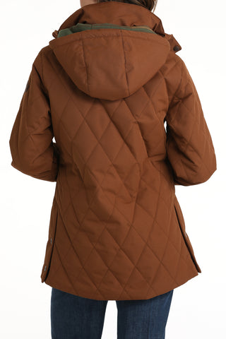 Cinch Womens Barn Coat - Brown