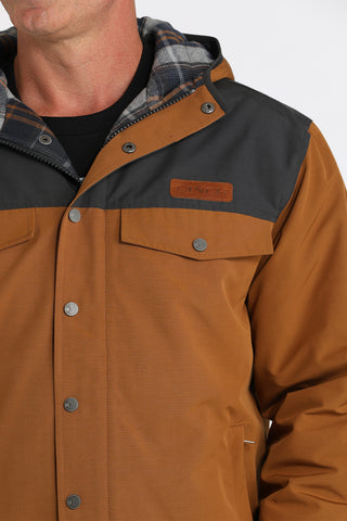 Cinch Mens Canvas Barn Coat - Brown