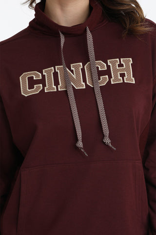 Cinch Ladies French Terry Pullover - Plum